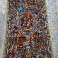 تابلو فرش دستباف طرح سلاطین|تابلو فرش|پارسآباد, |دیوار