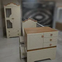 وسایل چوبی اتاق کودک با کیفیت خوب سیسمونی