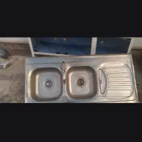 سینک ظرفشویی وآب چکان