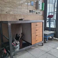 میز کار .میز برش .میز آهنی