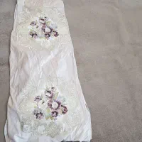 دکور پرده دوتایی سالم و تمیز و زیبا