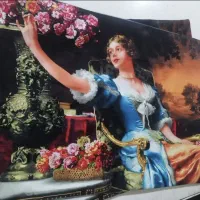 روبالشی سه بعدی|رختخواب، بالش، پتو|قم, بنیاد|دیوار