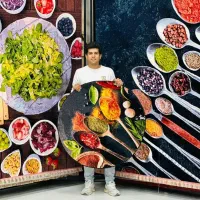 ۷۰۰و۵۰۰و۱۲۰۰شانه الیاف طبیعی نقش های دقیق قسطی»|فرش|خورموج, |دیوار