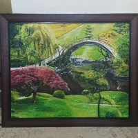 تابلو رنگ روغن منظره ارامبخش