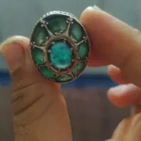 زمرد با رکاب دست ساز