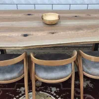 میز چوب و رزین|مبلمان خانگی و میز عسلی|صحنه, |دیوار