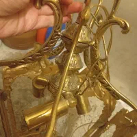 لوستر صد در صد برنز قدیمی و آنتیک|لوستر و چراغ آویز|تهران, سهروردی|دیوار