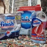 قرص ماشین ظرف شویی . جلادهنده . نمک