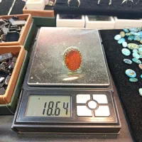 انگشتر عقیق حکاکی دستی|کلکسیون اشیاء عتیقه|قائم‌شهر, |دیوار