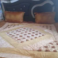 تخت خواب دونفره با روتختی