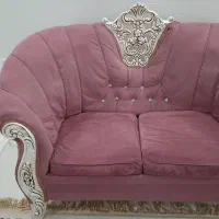 مبل ۷نفره تمیز و سالم همراه میز وعسلی