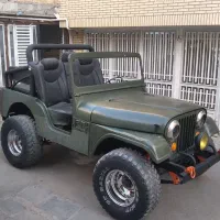 جیپ توسن آفرودی کلکسیونی پلاک قدیم اوراقی