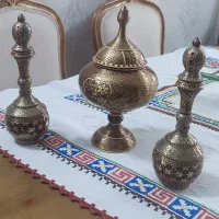 ظروف مسی فیروزه،خاتم