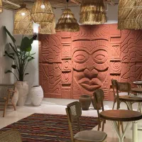 طراحی داخلی فضاهای خاص ،پتینه،میکروسمنت، طرح صخره