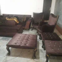 مبل هفت نفره به همراه ست غذا خوری چهار نفره|مبلمان خانگی و میز عسلی|شهریار, شهرک وائین|دیوار