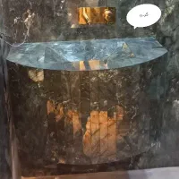 روشویی سرامیکی و آینه هوشمند قدی و کوچک|لوازم سرویس بهداشتی|الوند, |دیوار