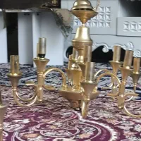فروش سه عدد لوستر جنس فلز در حد نو