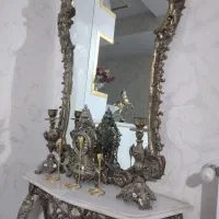 آیینه شمعدان آلومینومی