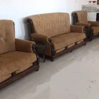 مبلمان راحتی ۷ نفره. با بدنه چوبی بسیار محکم|مبلمان خانگی و میز عسلی|زنجان, |دیوار