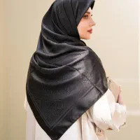 روسری مشکی شیک مجلسی