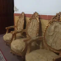 مبل 8 نفره سلطنتی میز عسلی 3تا|مبلمان خانگی و میز عسلی|سنگدوین, |دیوار