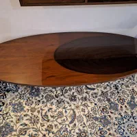 میز جلو مبلی برند( مبل ایران) جنس چوب راش|مبلمان خانگی و میز عسلی|چالوس, |دیوار