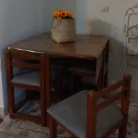 میزناهار خوری کم جا ۴ نفره|میز و صندلی غذاخوری|تهران, چهارصد دستگاه|دیوار