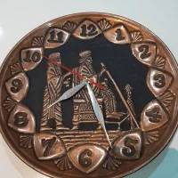 ساعت دیواری مسی