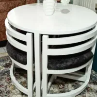 ناهارخوری کمجا گرد|میز و صندلی غذاخوری|تهران, شهید رجایی|دیوار