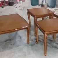 جلو مبلی عسلی و میز غذا خوری پلیمری
