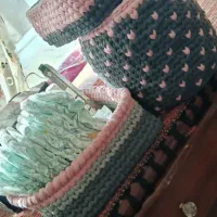 سرویس سطل و دستمال تریکو