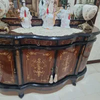 کنسول معرق سالم بدون شکستگی وخط وخش همراه باشیشه|بوفه، ویترین، کنسول|ملارد, |دیوار