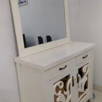 آینه کنسول شیری رنگ