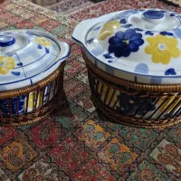 ظروف گل پنبه ، کشکول  کریستال،سماور برقی