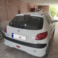 فروش پژو206تیپ2مدل1400رنگ سفید