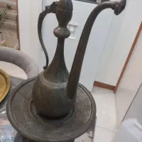 سماورذغالی آفتابه لگن کهنه پارچ سینی عتیقه کلکسیون|کلکسیون اشیاء عتیقه|بجنورد, |دیوار