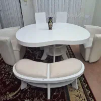 میز ناهارخوری ۶نفره|میز و صندلی غذاخوری|قائن, |دیوار