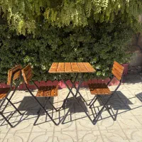 میز و صندلی چوبی (جهان مبل)