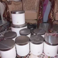 تعداد هشت عدد جا حبوباتی به همراه جاقندی