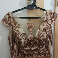 لباس مجلسی رنگ مسی سایز ۴۰