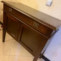 کنسول جاکفشی و آینه چوبکده روبروی پارک ساعی تهران|بوفه، ویترین، کنسول|کرج, گوهردشت|دیوار