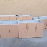 یکسری کابینت فلز گالوانیزه 6 تیکه با لوازمات