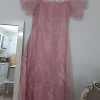 لباس مجلسی ساتن و حریر شیشه ای