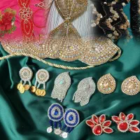 منجوق دوزی.دیزاین پارچه .و سخمه.کمر سورانی