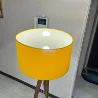 آباژو چوبی - طرح مدرن - شید زرد