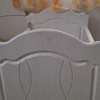 تخت کودک سایز 90 در 70 همراه با تشک|تخت و صندلی بچه|گرگان, |دیوار