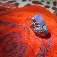 انگشتر  شجر و یاقوت کبود