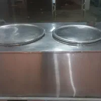 کانتر تمام استیل دوقلو بزرگ آش و حلیم و دینام همزن