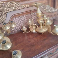 فروش ۳عدد لوستر برنز، ۲عدد ۳شاخه و ۱عدد ۴شاخه