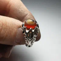 انگشتر عقیق سه پوست|جواهرات|قم, شهر قائم|دیوار